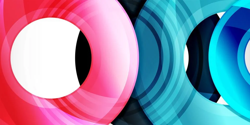 Circles, round elements, ring shapes premium background. Vector Illustration For 스톡 일러스트