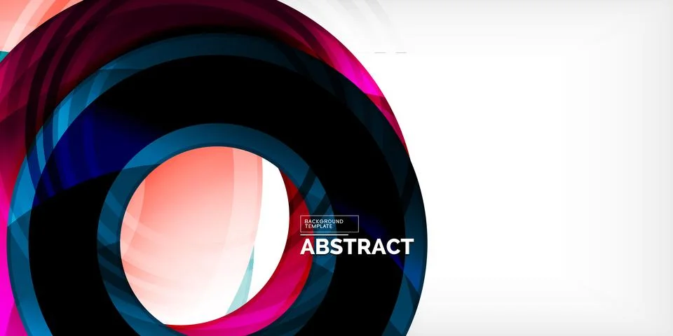 Circles, round elements, ring shapes premium background. Vector Illustration For 스톡 일러스트