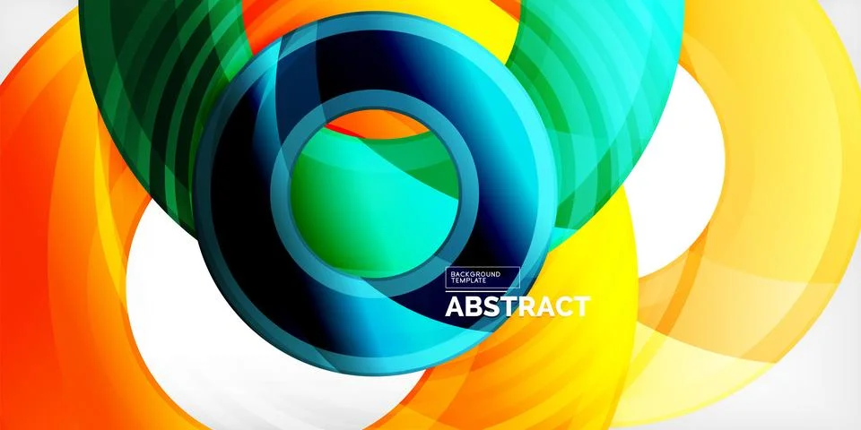 Circles, round elements, ring shapes premium background. Vector Illustration For 스톡 일러스트