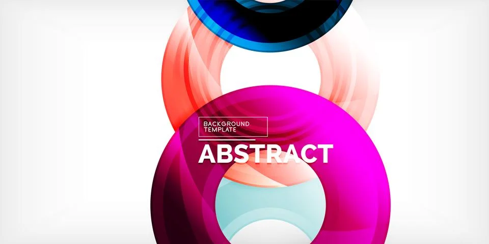 Circles, round elements, ring shapes premium background. Vector Illustration For 스톡 일러스트