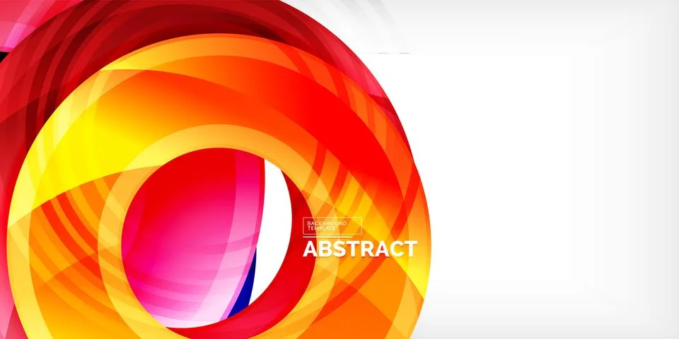 Circles, round elements, ring shapes premium background. Vector Illustration For Illustrazione stock