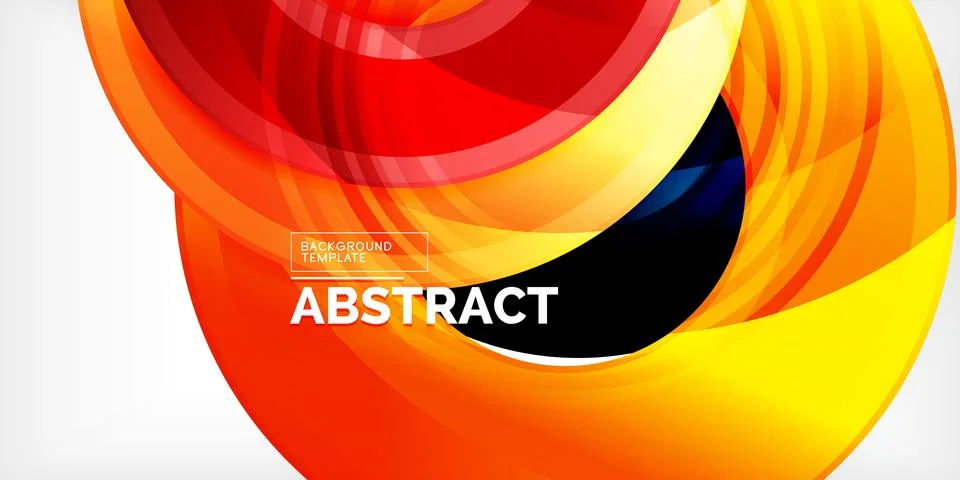 Circles, round elements, ring shapes premium background. Vector Illustration For 스톡 일러스트