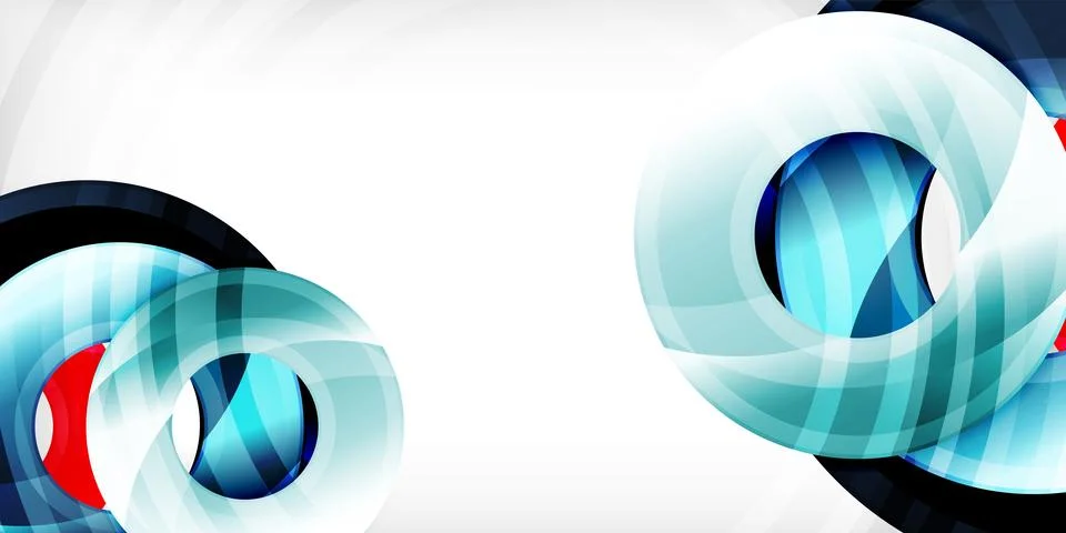 Circles, round elements, ring shapes premium background. Vector Illustration For イラスト素材