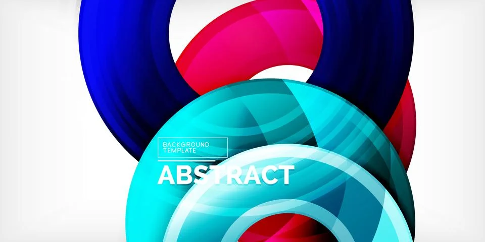 Circles, round elements, ring shapes premium background. Vector Illustration For 스톡 일러스트