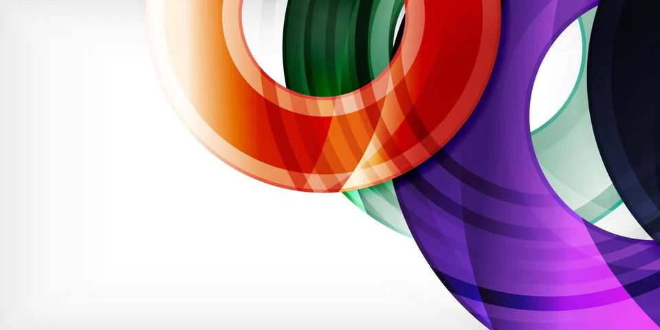 Circles, round elements, ring shapes premium background. Vector Illustration For 스톡 일러스트