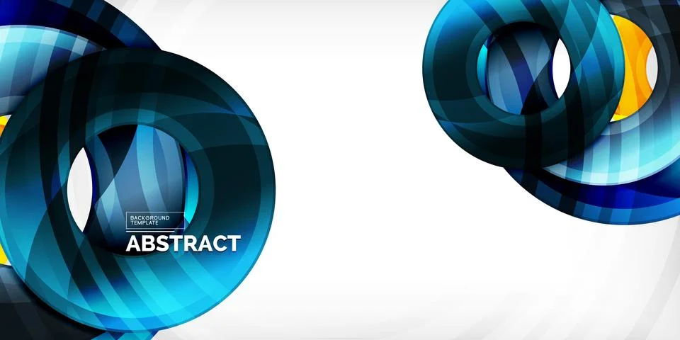 Circles, round elements, ring shapes premium background. Vector Illustration For 스톡 일러스트