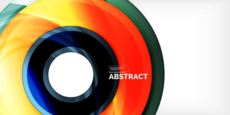 Circles, round elements, ring shapes premium background. Vector Illustration For 스톡 일러스트