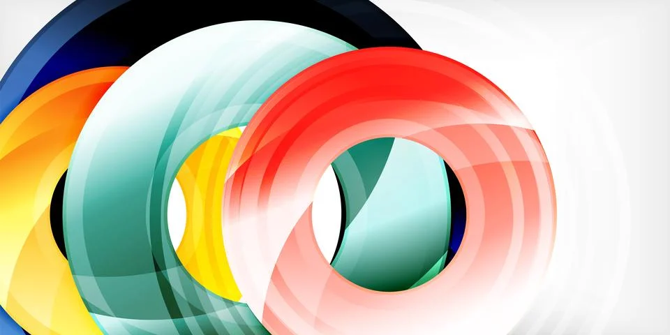 Circles, round elements, ring shapes premium background. Vector Illustration For 스톡 일러스트