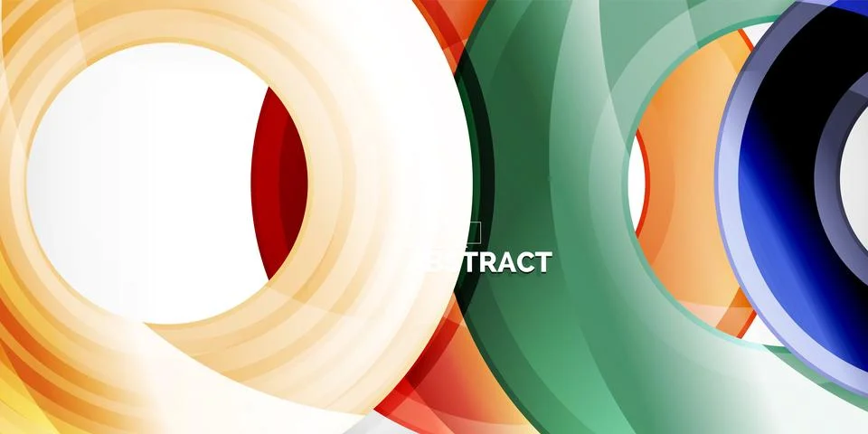 Circles, round elements, ring shapes premium background. Vector Illustration For 스톡 일러스트