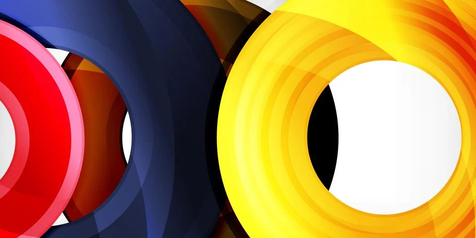 Circles, round elements, ring shapes premium background. Vector Illustration For 스톡 일러스트