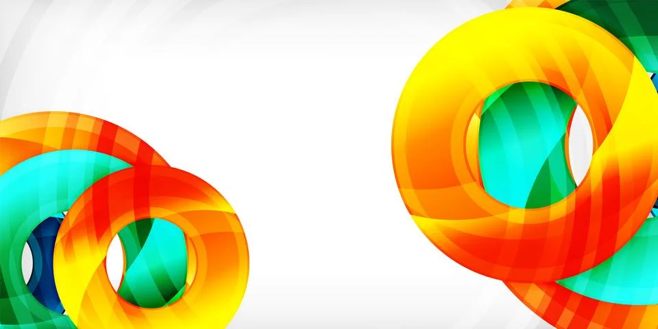 Circles, round elements, ring shapes premium background. Vector Illustration For イラスト素材