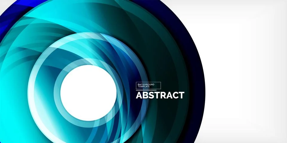 Circles, round elements, ring shapes premium background. Vector Illustration For Stock Illustration