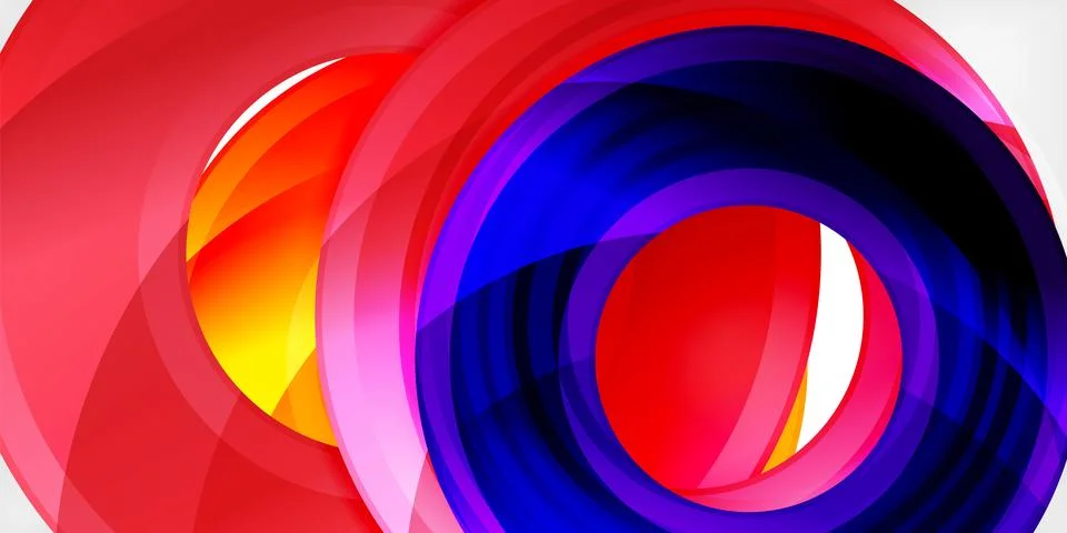 Circles, round elements, ring shapes premium background. Vector Illustration For Stock Illustration