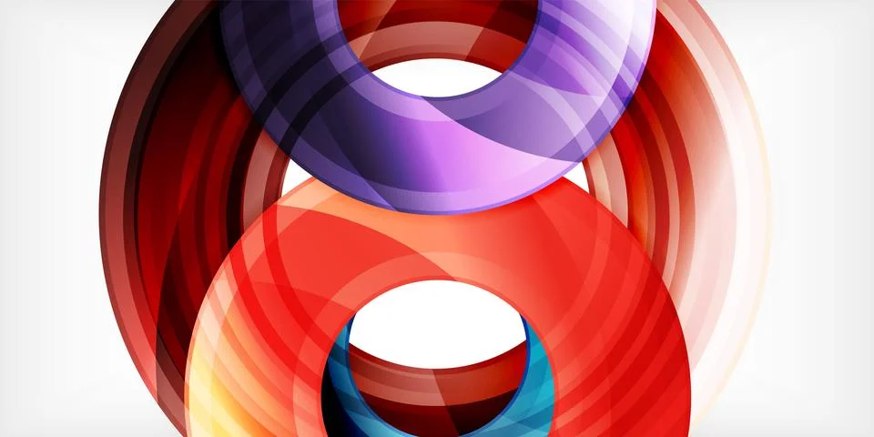 Circles, round elements, ring shapes premium background. Vector Illustration For Stock Illustration