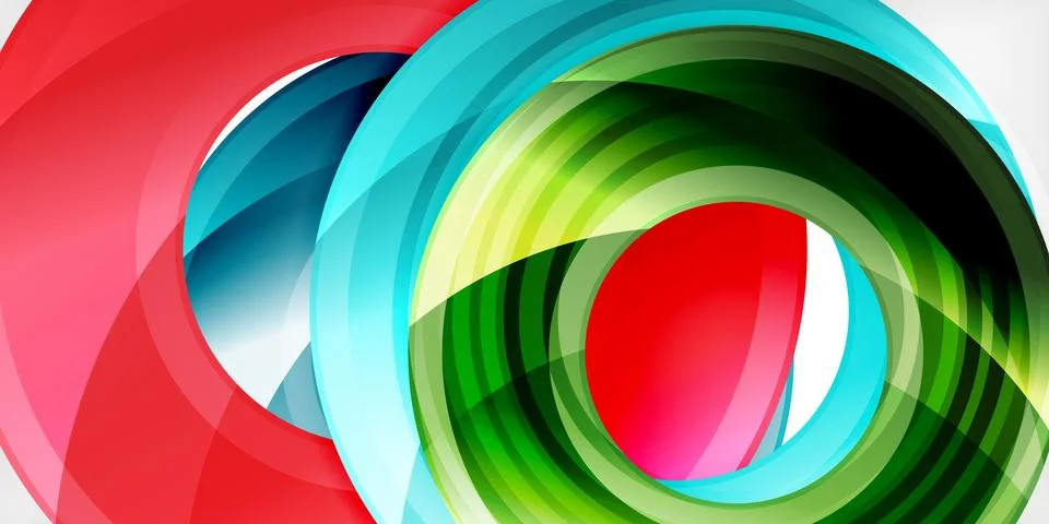 Circles, round elements, ring shapes premium background. Vector Illustration For 스톡 일러스트