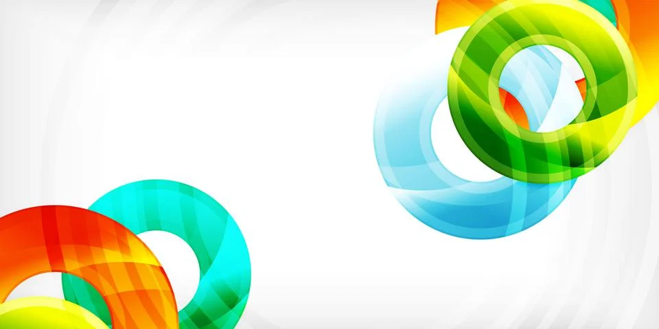 Circles, round elements, ring shapes premium background. Vector Illustration For イラスト素材