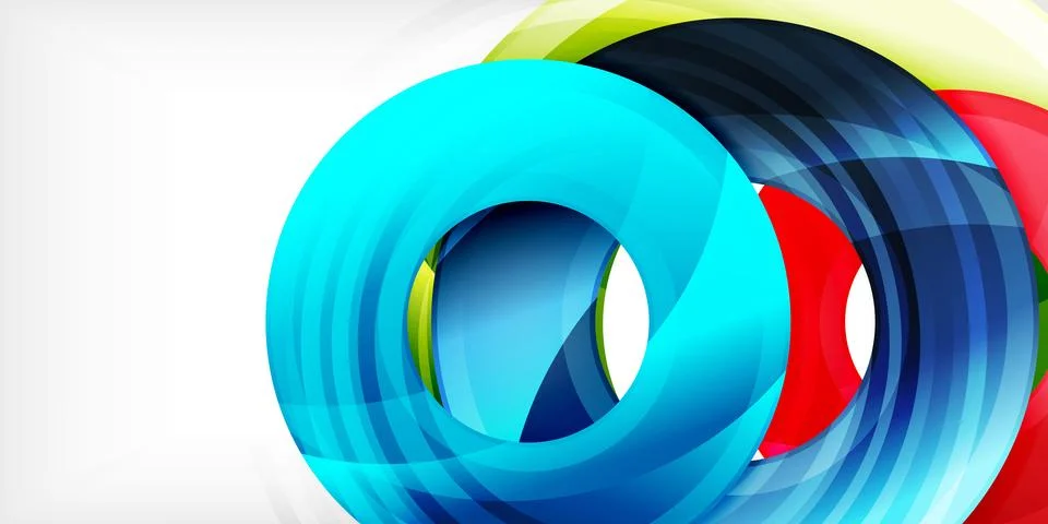 Circles, round elements, ring shapes premium background. Vector Illustration For Stock Illustration