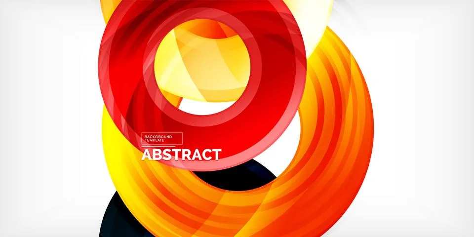 Circles, round elements, ring shapes premium background. Vector Illustration For 库存插图