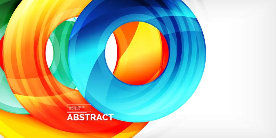 Circles, round elements, ring shapes premium background. Vector Illustration For Stock Illustration