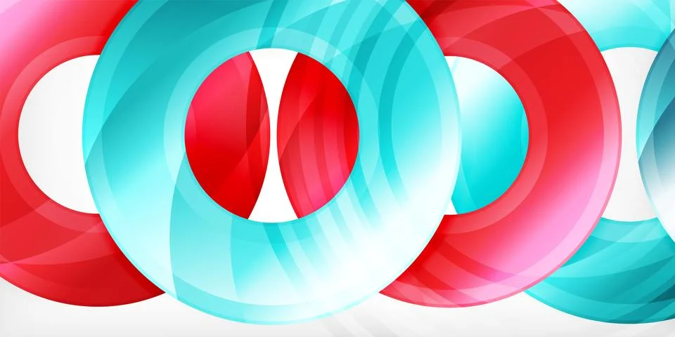 Circles, round elements, ring shapes premium background. Vector Illustration For Stock Illustration