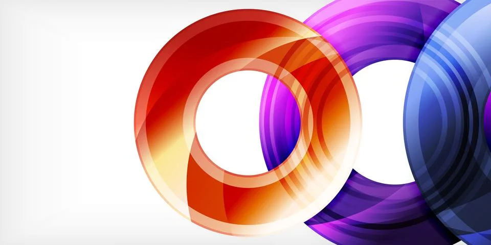 Circles, round elements, ring shapes premium background. Vector Illustration For 스톡 일러스트