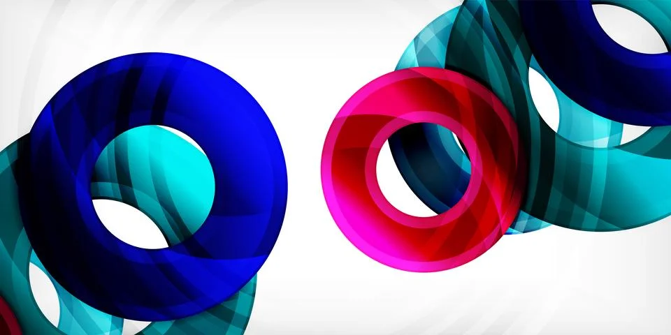 Circles, round elements, ring shapes premium background. Vector Illustration For 스톡 일러스트