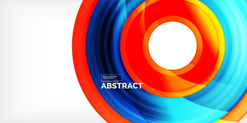 Circles, round elements, ring shapes premium background. Vector Illustration For 库存插图