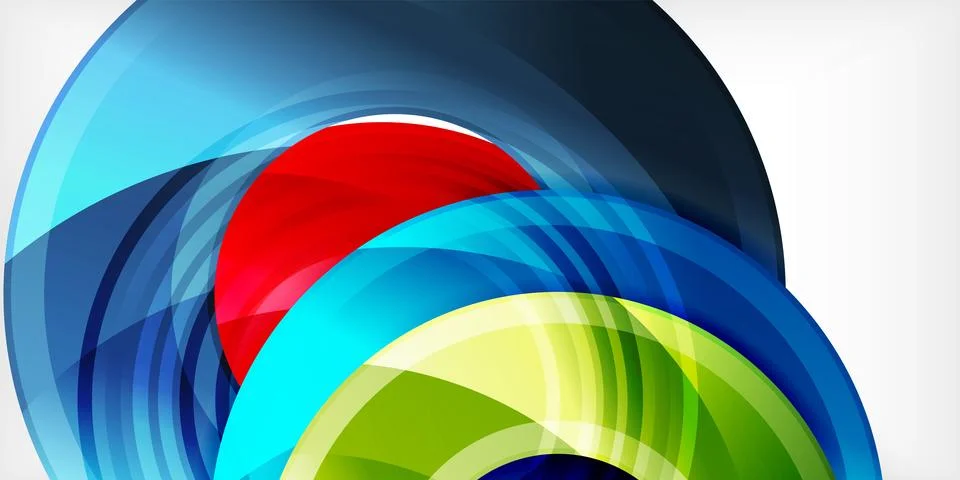 Circles, round elements, ring shapes premium background. Vector Illustration For 스톡 일러스트