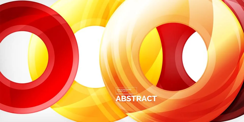 Circles, round elements, ring shapes premium background. Vector Illustration For 스톡 일러스트