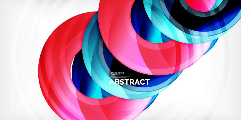 Circles, round elements, ring shapes premium background. Vector Illustration For Stock Illustration