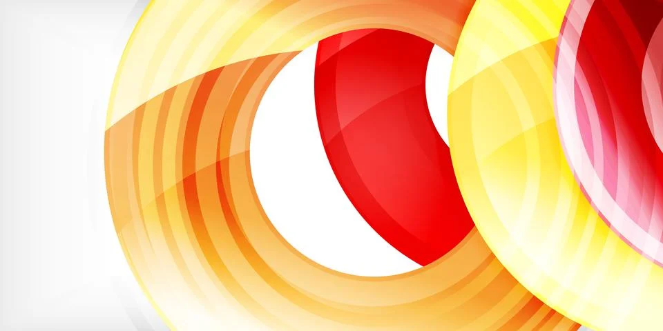 Circles, round elements, ring shapes premium background. Vector Illustration For 库存插图