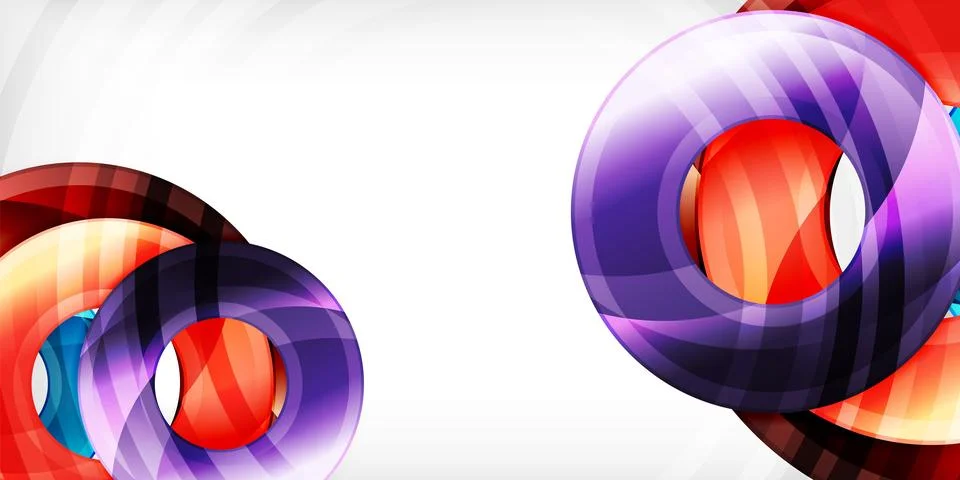 Circles, round elements, ring shapes premium background. Vector Illustration For Stock Illustration