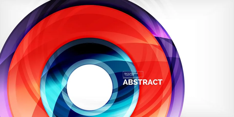 Circles, round elements, ring shapes premium background. Vector Illustration For Illustrazione stock