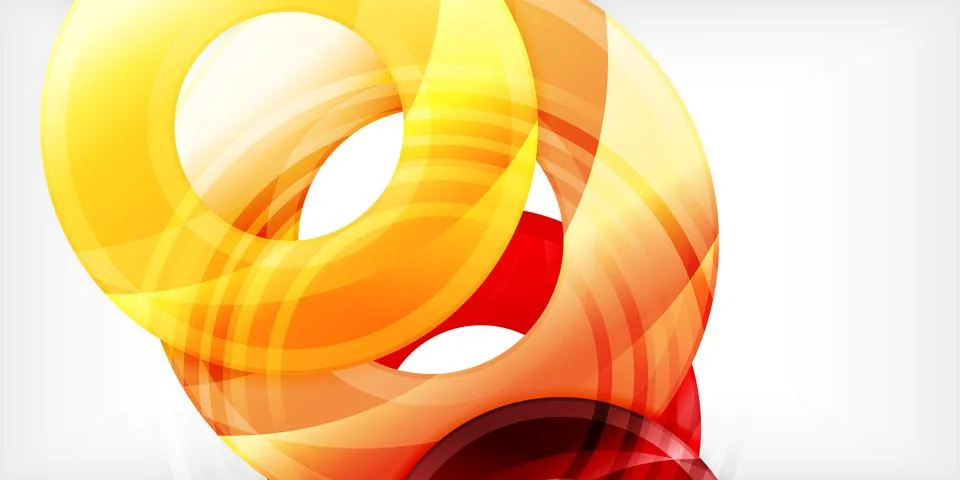 Circles, round elements, ring shapes premium background. Vector Illustration For Stock Illustration