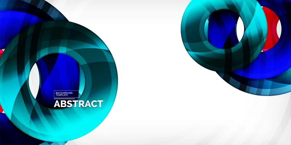 Circles, round elements, ring shapes premium background. Vector Illustration For Stock Illustration