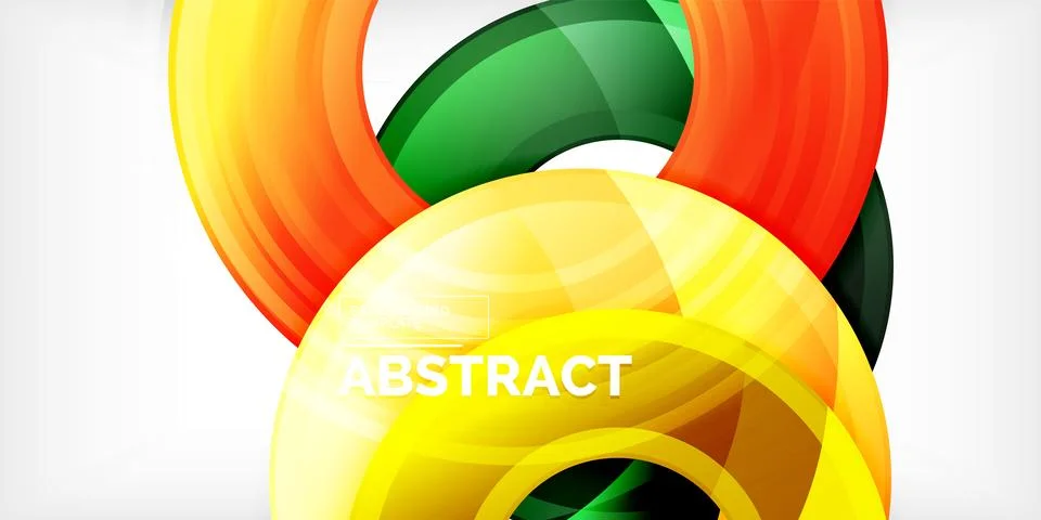 Circles, round elements, ring shapes premium background. Vector Illustration For Stock Illustration