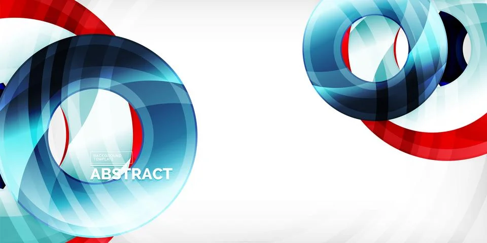 Circles, round elements, ring shapes premium background. Vector Illustration For Stock Illustration