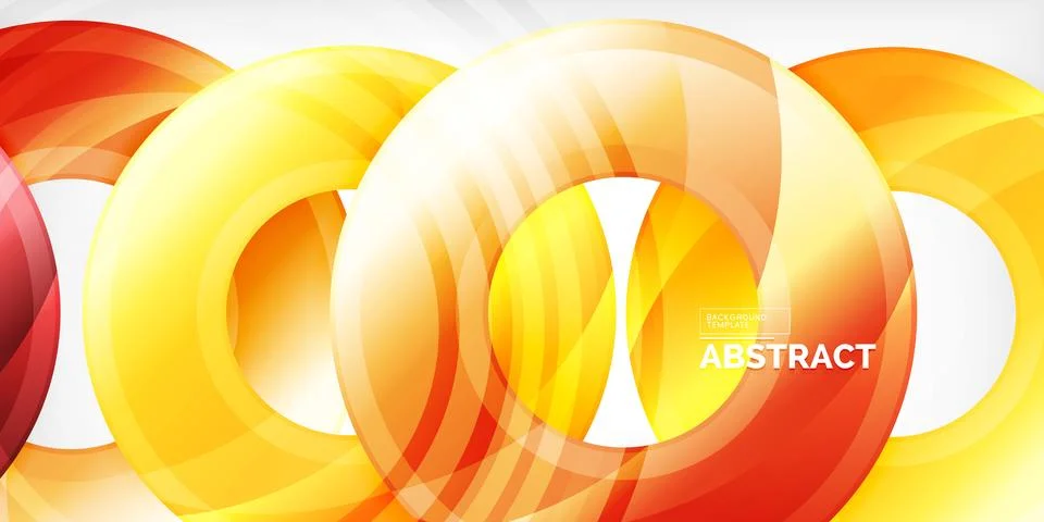 Circles, round elements, ring shapes premium background. Vector Illustration For Stock Illustration