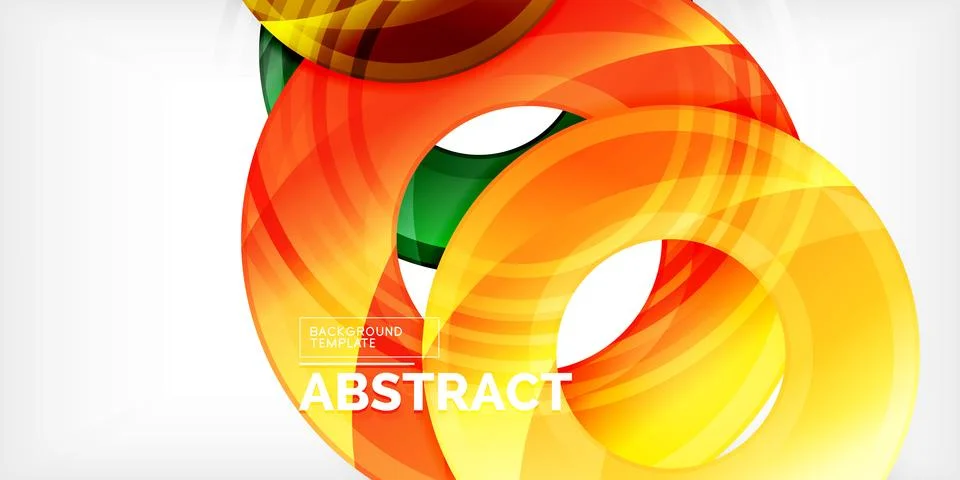 Circles, round elements, ring shapes premium background. Vector Illustration For Illustrazione stock