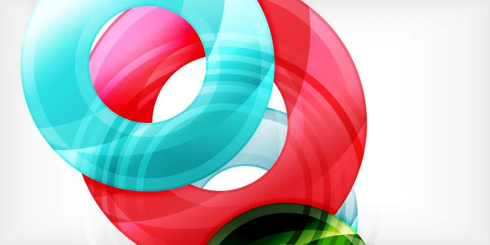 Circles, round elements, ring shapes premium background. Vector Illustration For Stock Illustration
