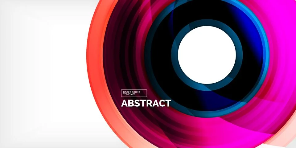 Circles, round elements, ring shapes premium background. Vector Illustration For Stock Illustration