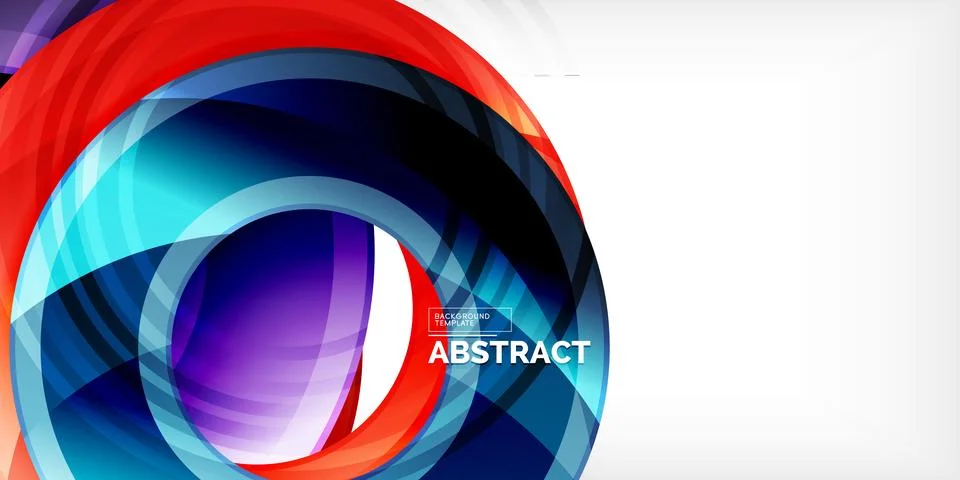 Circles, round elements, ring shapes premium background. Vector Illustration For Stock Illustration