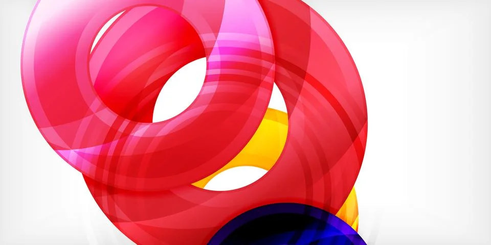 Circles, round elements, ring shapes premium background. Vector Illustration For Stock Illustration
