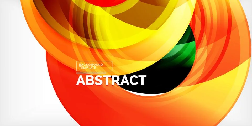 Circles, round elements, ring shapes premium background. Vector Illustration For Stock Illustration