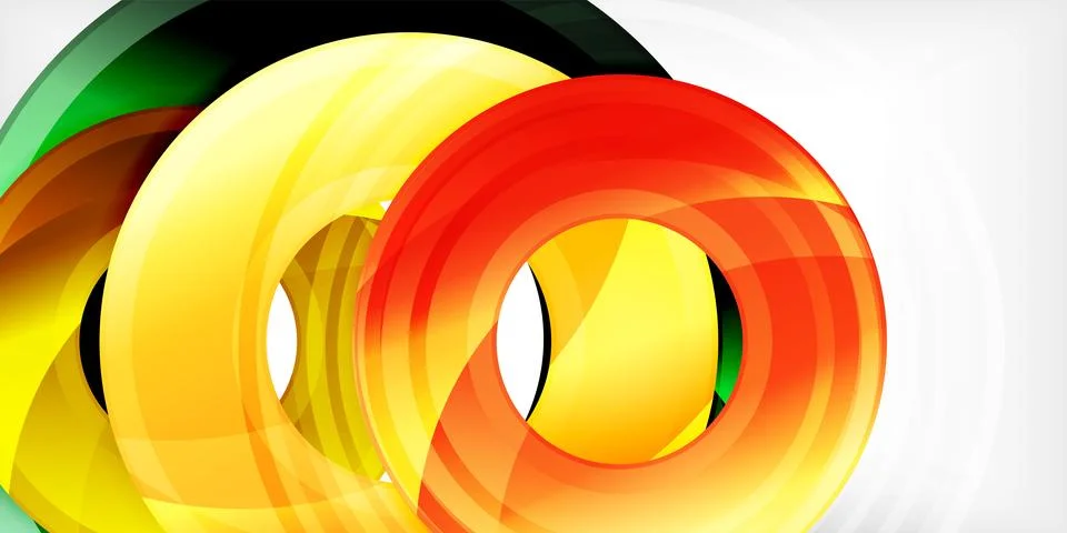 Circles, round elements, ring shapes premium background. Vector Illustration For Stock Illustration