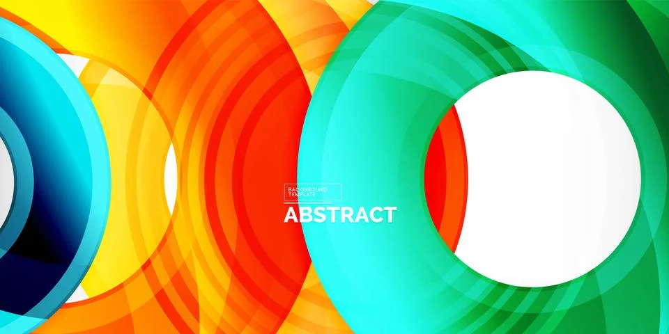 Circles, round elements, ring shapes premium background. Vector Illustration For Stock Illustration