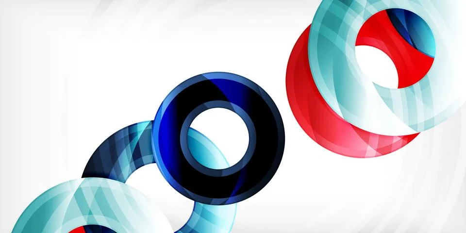 Circles, round elements, ring shapes premium background. Vector Illustration For Stock Illustration