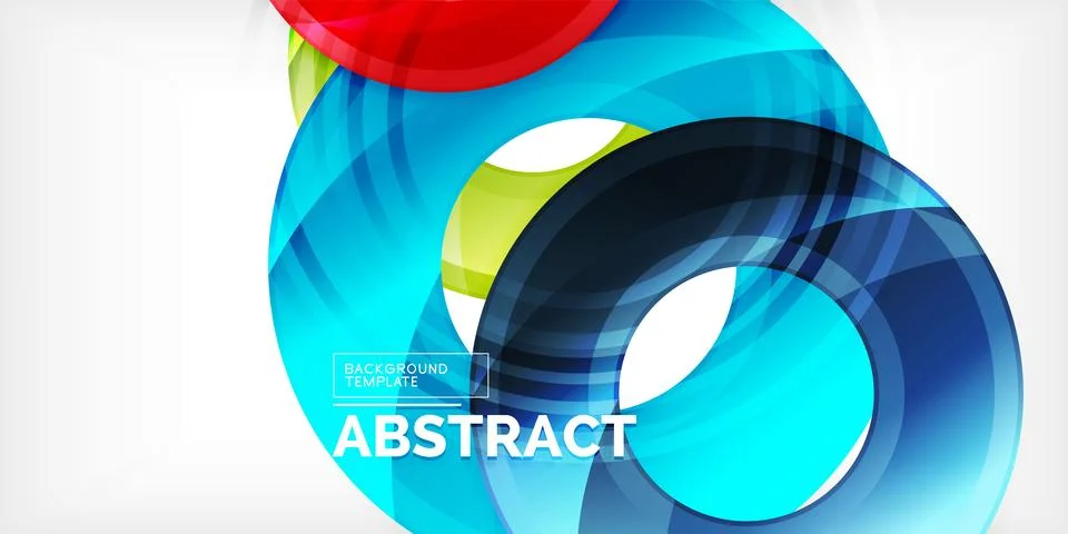 Circles, round elements, ring shapes premium background. Vector Illustration For Stock Illustration