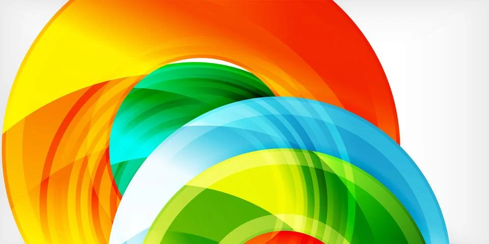 Circles, round elements, ring shapes premium background. Vector Illustration For Stock Illustration