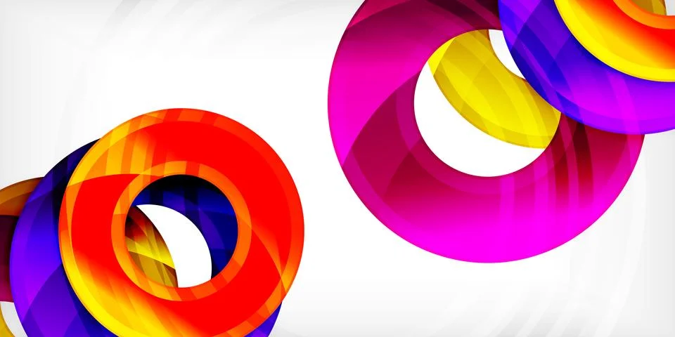 Circles, round elements, ring shapes premium background. Vector Illustration For Stock Illustration